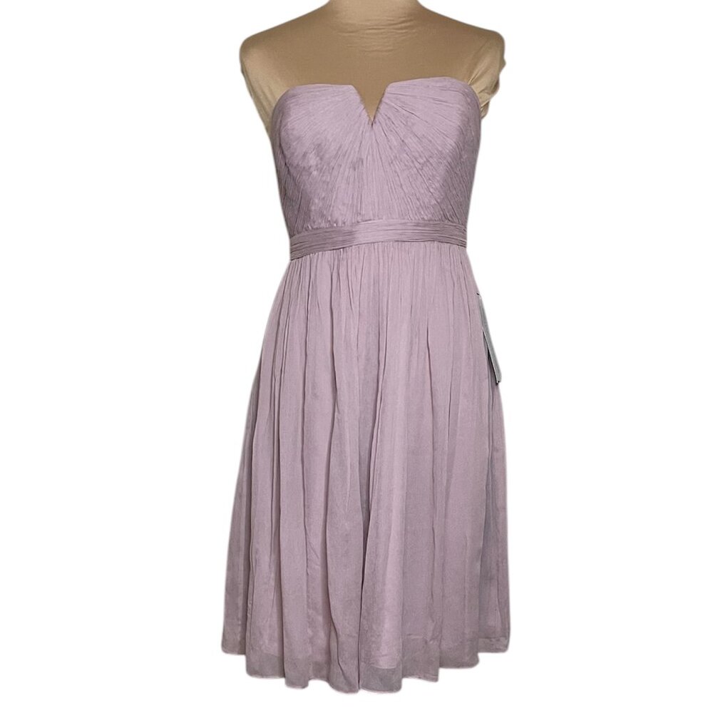 J. Crew Silk Dress in Dusty Thistle Sz Petite 8